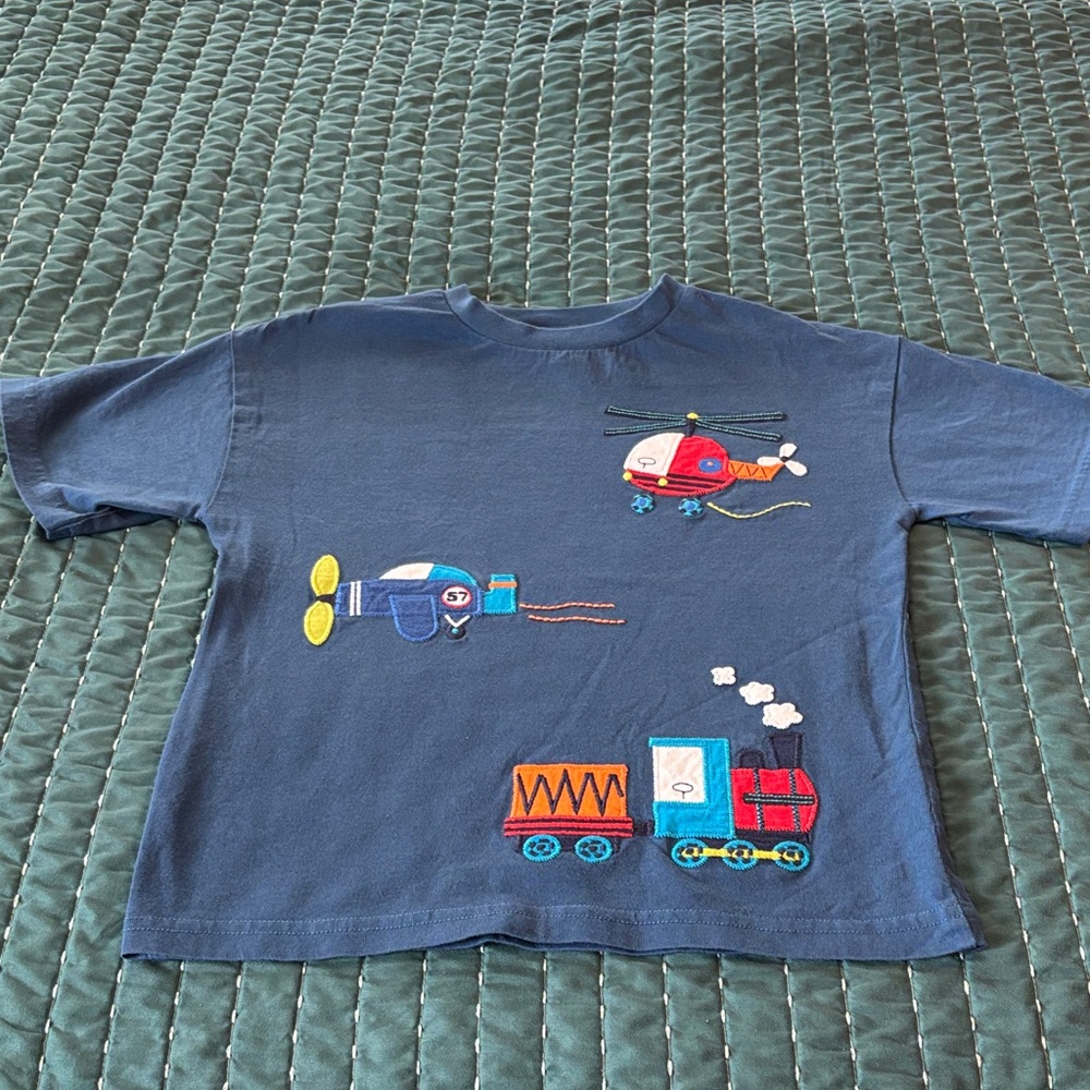 Next Navy T-Shirt with Playful Embroidery